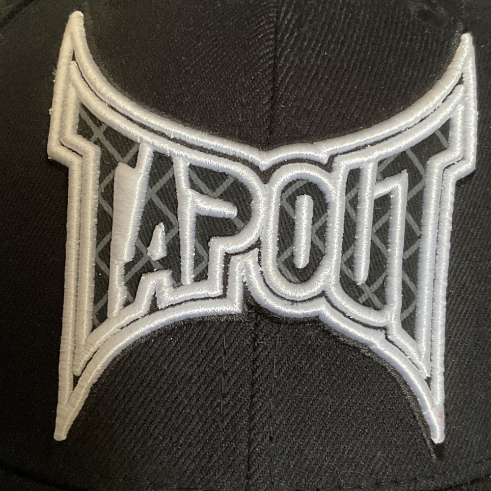 Tapout Black and White Logo Cap